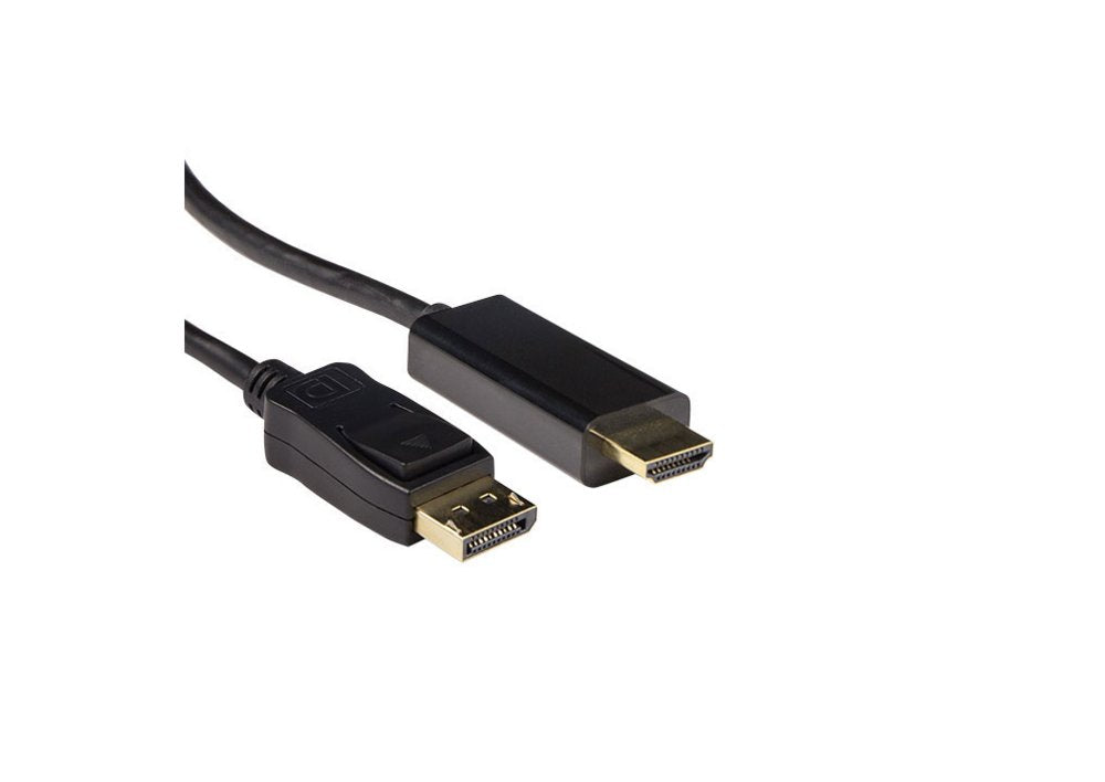 ACT AK3991 | DisplayPort naar HDMI Kabel | 3 m | Zwart - Matmuis - Matmuis